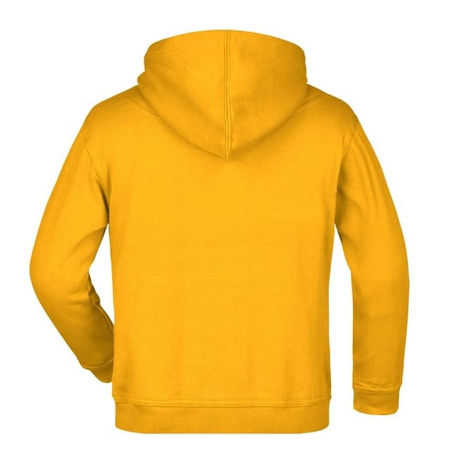 James and Nicholson James and Nicholson Men's Moisture Wicking Hoodie in Mustard - 2