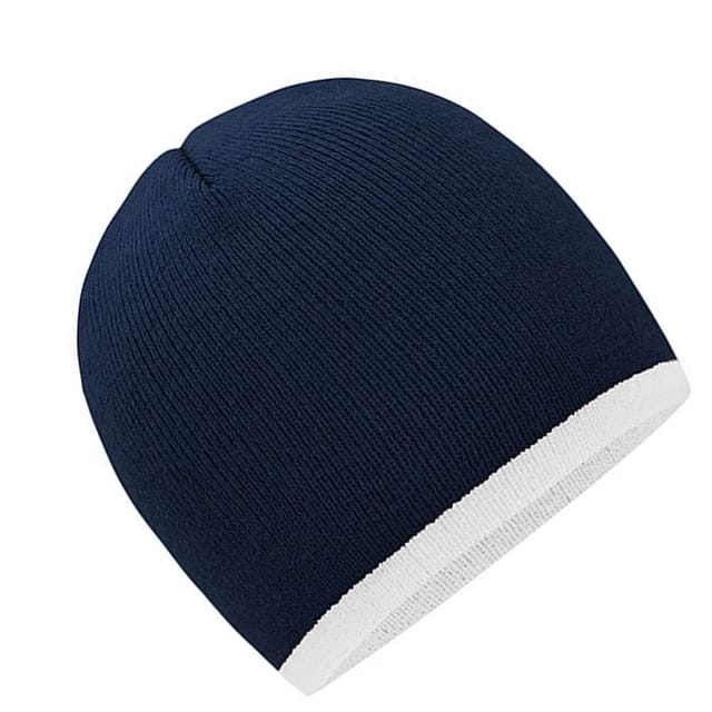 Myrtle Beach Myrtle Beach Men's Contrast Trim Beanie in Navy - 2