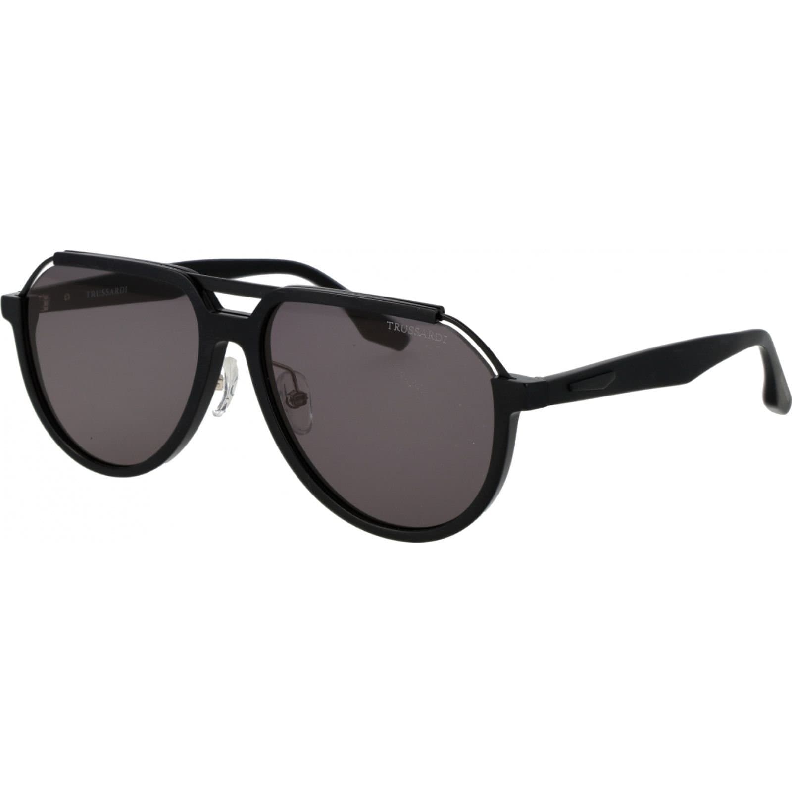 Trussardi Trussardi Men's TSM9042 59A01 Square/Rectangle Sunglasses in Black