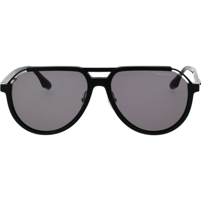 Trussardi Trussardi Men's TSM9042 59A01 Square/Rectangle Sunglasses in Black - 2
