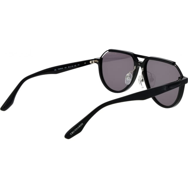 Trussardi Trussardi Men's TSM9042 59A01 Square/Rectangle Sunglasses in Black - 3