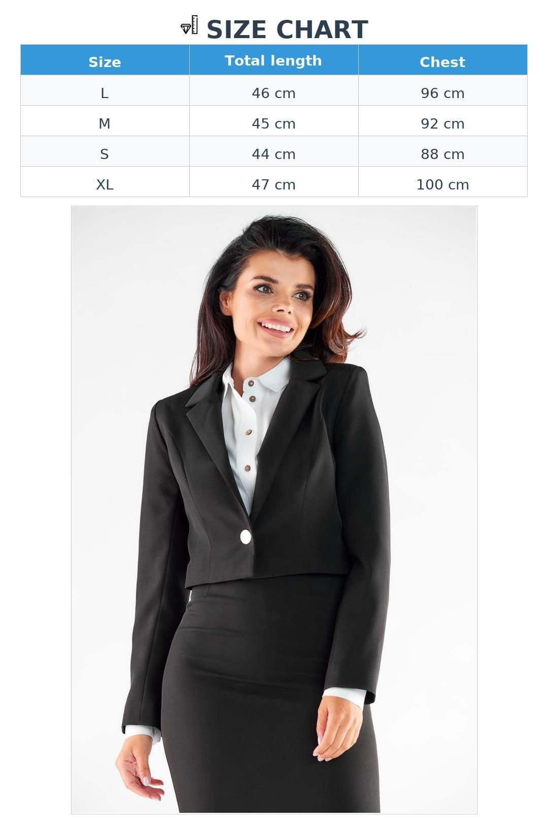 Love Lace Love Lace Women's Elegant Button Long Sleeve Jacket with Lining in Black - 4