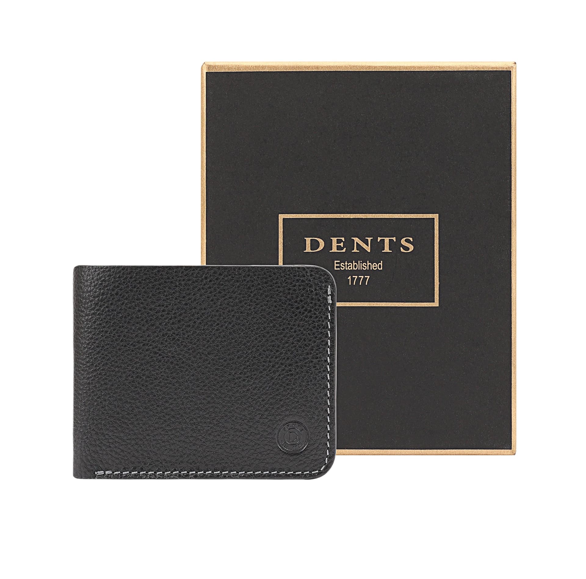 Dents Dents Men's Alan Leather Wallet in Black