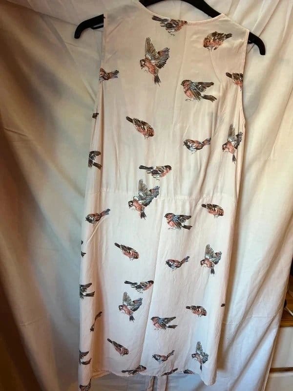 ASOS Robin Print Sleeveless Midi Dress - Size 10
