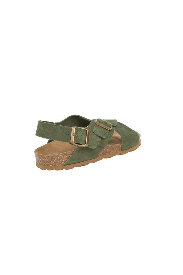 Celtic & Co Celtic & Co Women's Crossover Buckle Sandal in Olive - 2