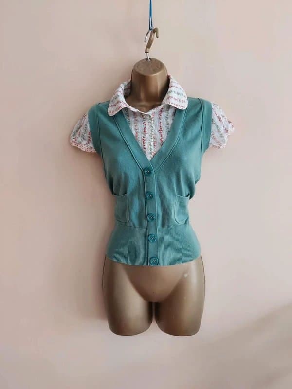 New Look Vintage Short Sleeved Top