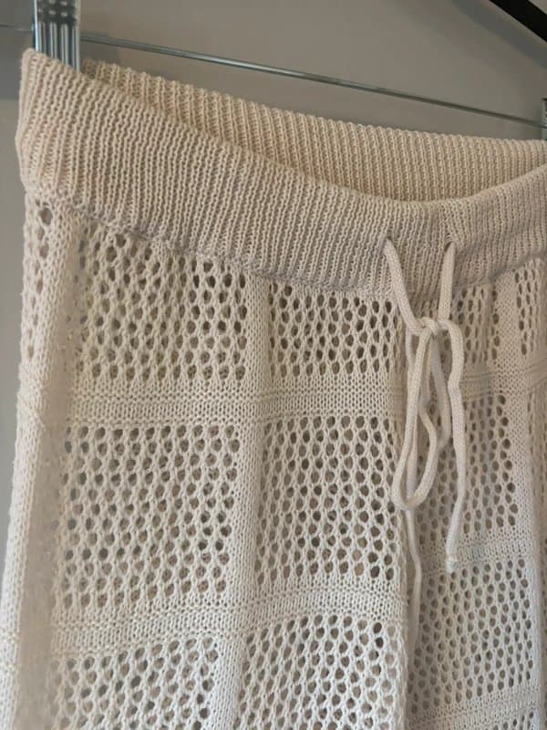 ASOS Cream crochet  trousers