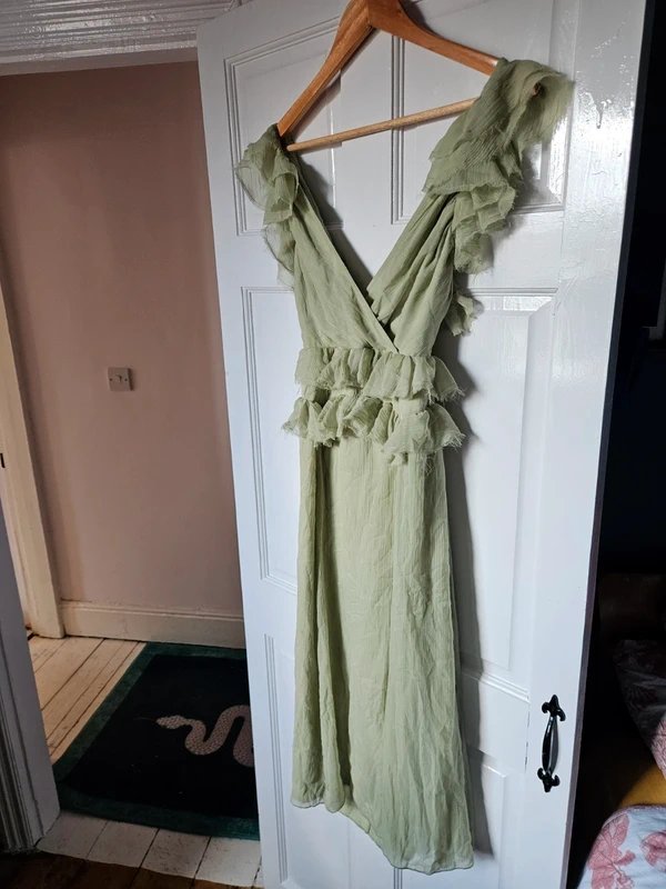 ASOS Design Pale green midi dress - 1