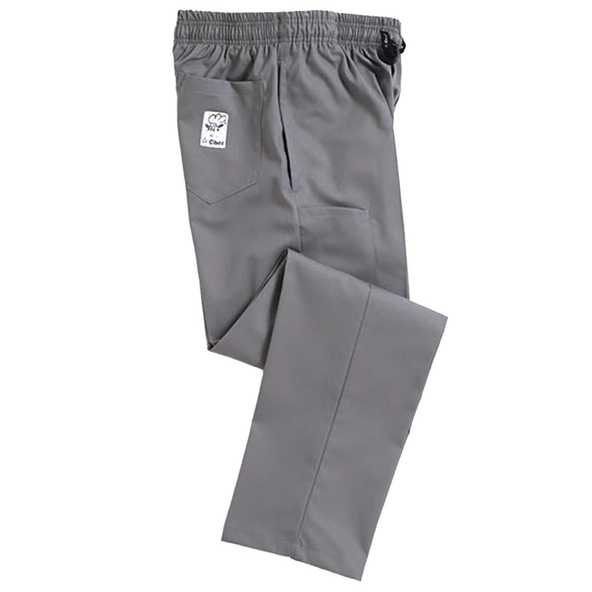 Le Chef Le Chef Men's Professional Chef Trousers in Grey