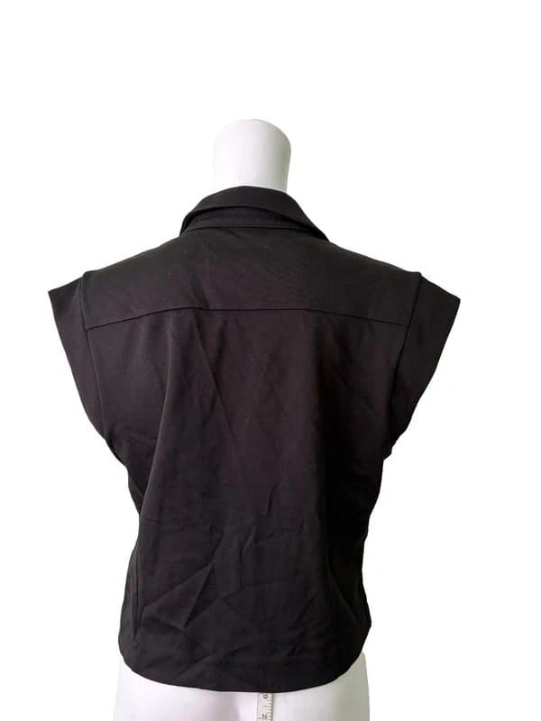 Fransa Fransa Blazer Size L Black Stretch Womens Suit Jacket NEW EU 44 RRP £49.99