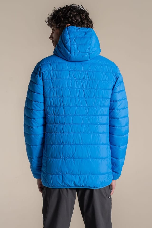 Craghoppers Craghoppers Men's Compresslite IX Hooded Water Repellent Jacket in Light Blue - 2