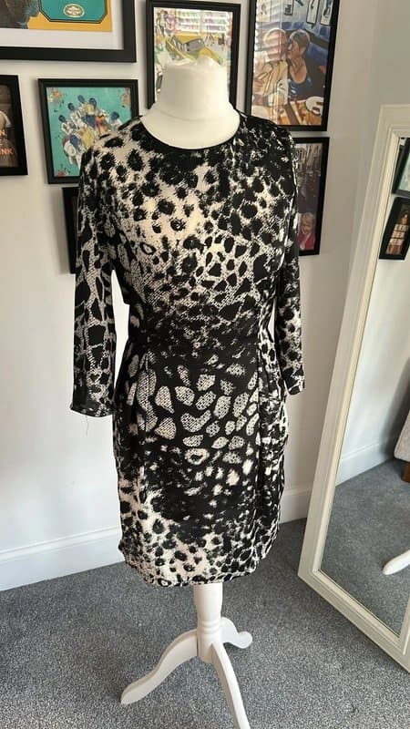 ASOS mini dress in a bold animal print