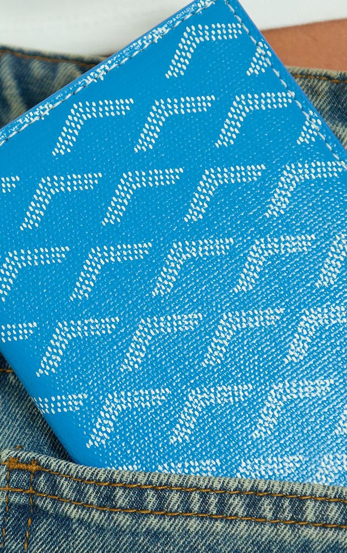 EGO EGO Blue Faux Leather Passport Cover