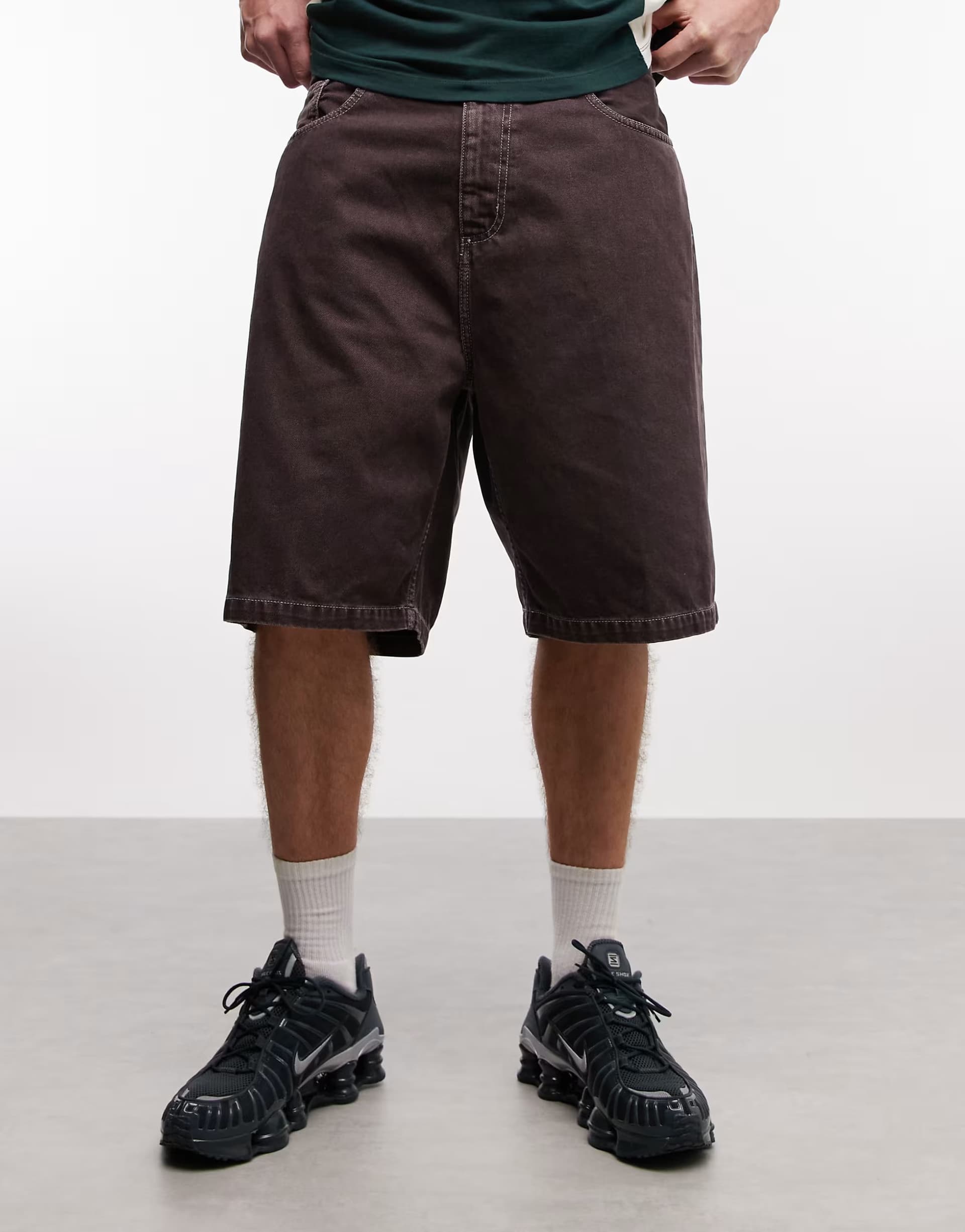 ASOS Carhartt WIP brandon loose-fit shorts in brown