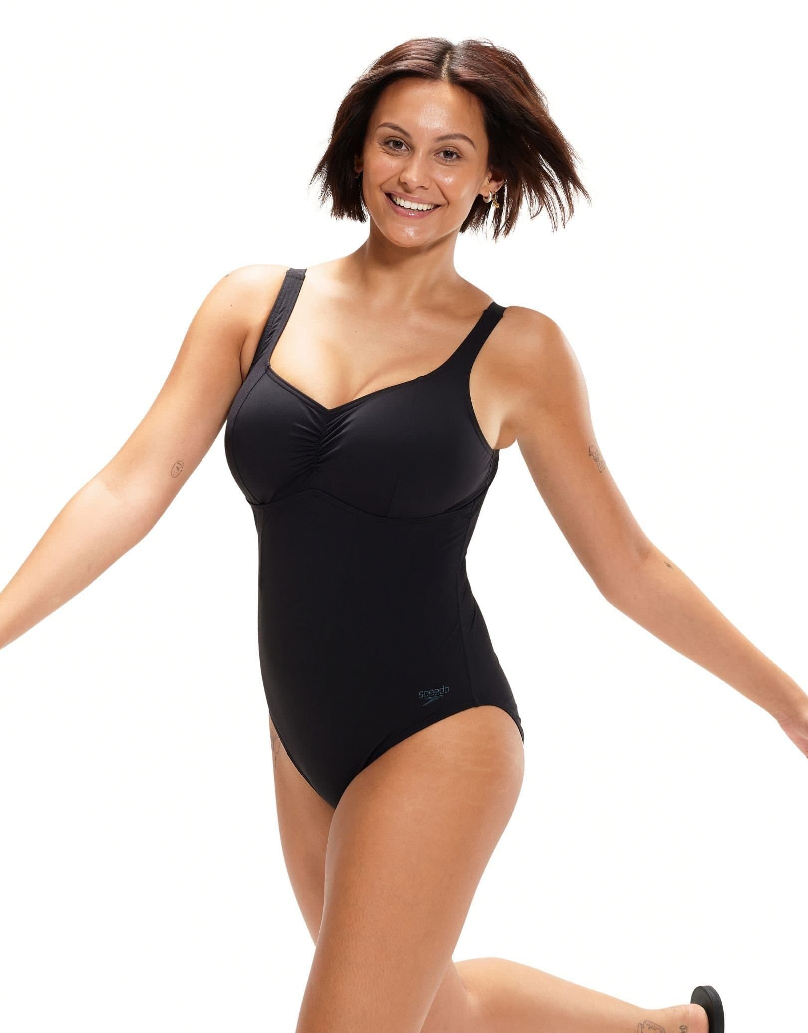 Speedo Speedo Women's Shaping AquaNite Swimsuit - Black
