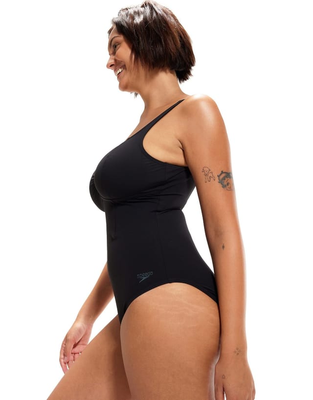 Speedo Speedo Women's Shaping AquaNite Swimsuit - Black - 3