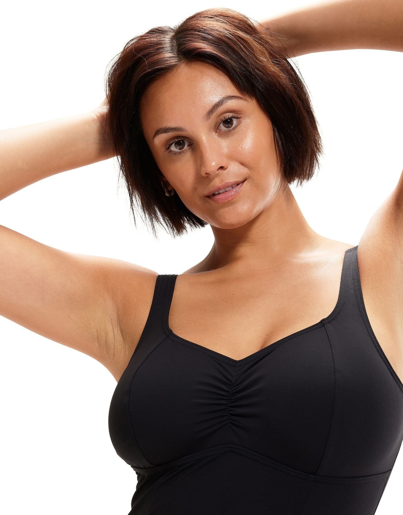 Speedo Speedo Women's Shaping AquaNite Swimsuit - Black - 4