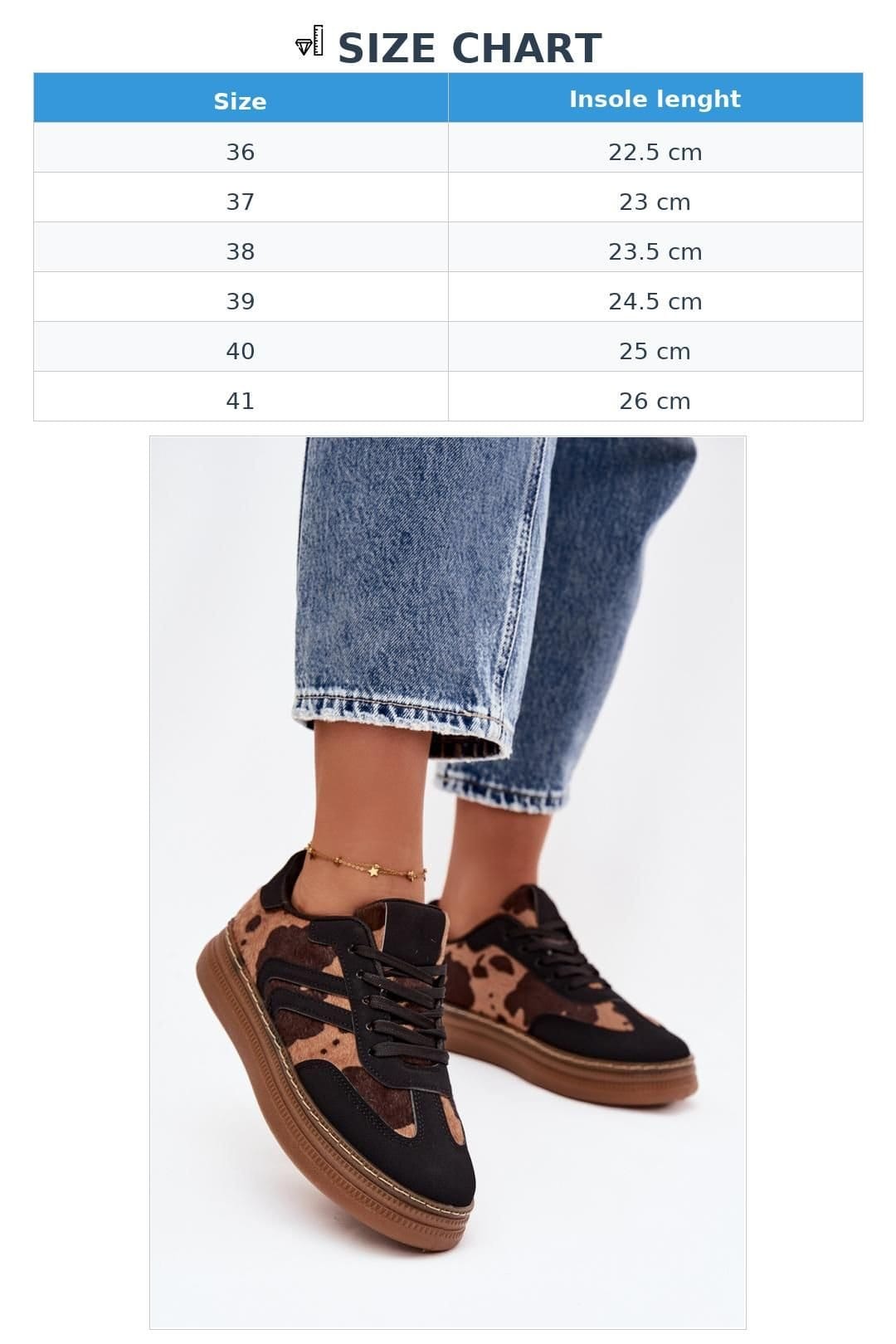 Love Lace Love Lace Women's Platform Laced Sneakers with Removable Foam Insole Urban Style in Black - 4
