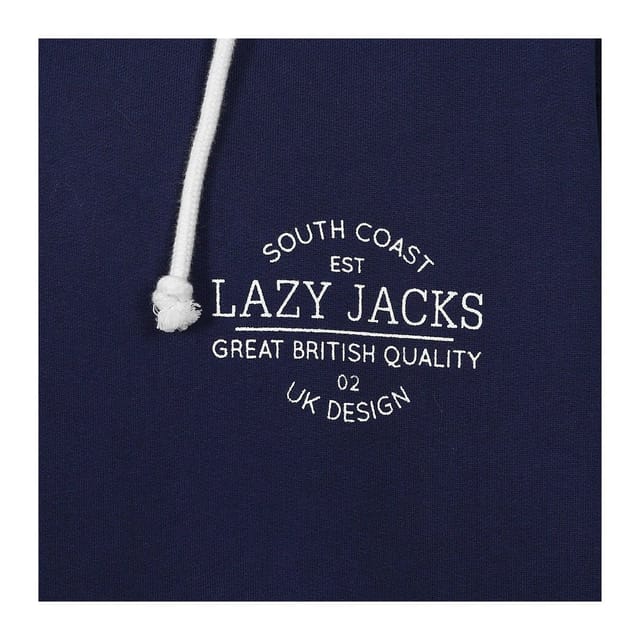 Lazy Jacks Lazy Jacks Men's Cotton Hoodie in Dark Blue - 3
