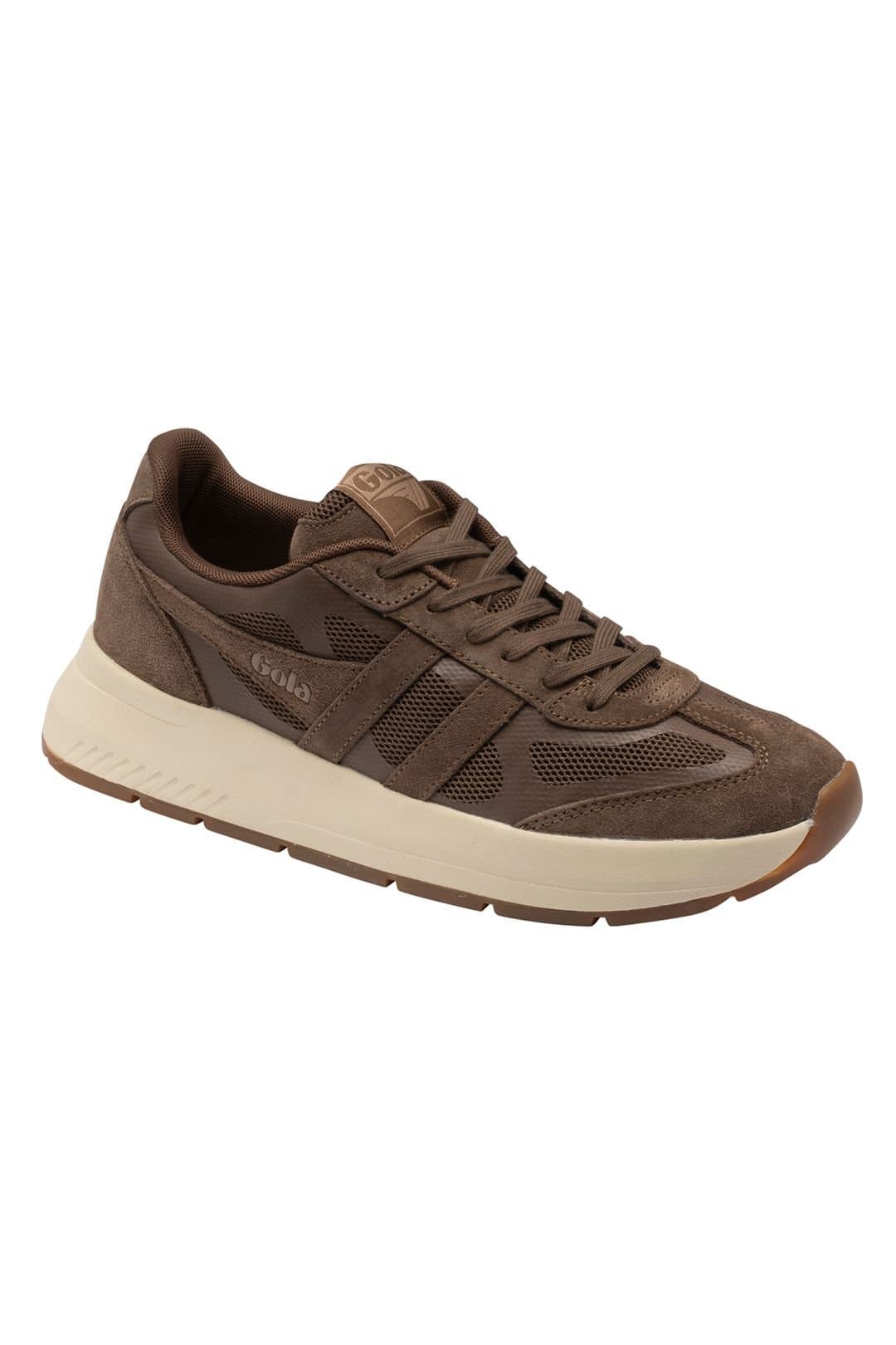Gola Classics Gola Classics Men's Seattle' Mesh Lace-Up Trainers in Dark Brown