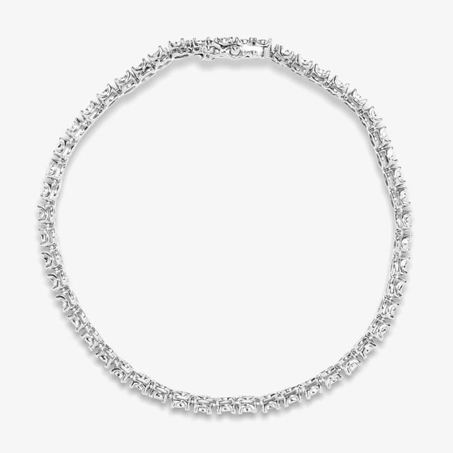 T.H.Baker T.H.Baker Women's Sterling Silver 1.00ct Diamond Tennis Bracelet TH0122520 - 2