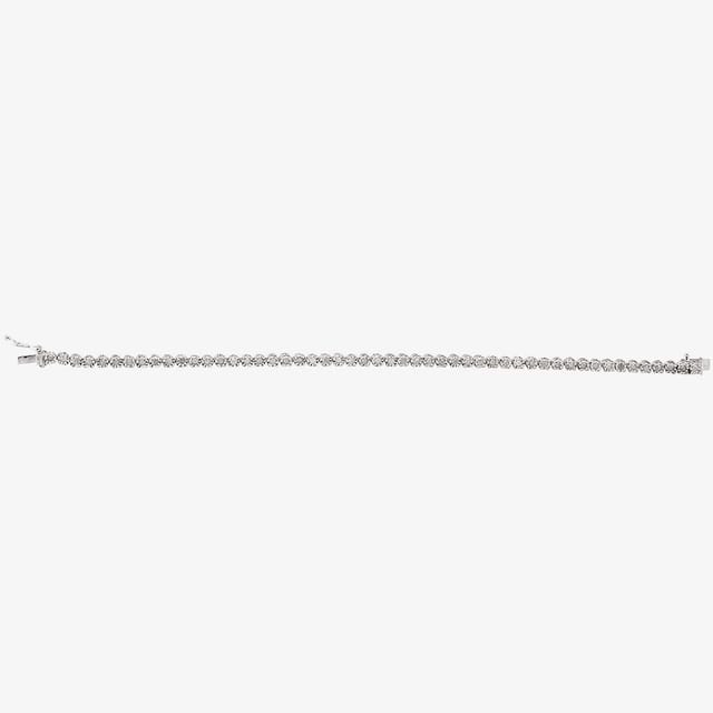 T.H.Baker T.H.Baker Women's Sterling Silver 1.00ct Diamond Tennis Bracelet TH0122520 - 3