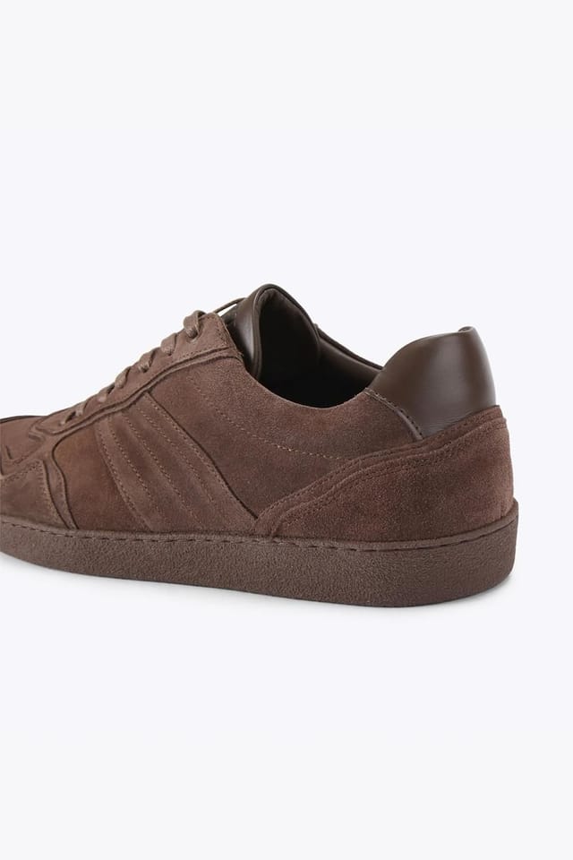 Kurt Geiger London Kurt Geiger London Men's 'Lloyd 2 Drench' Suede Trainers in Brown - 3