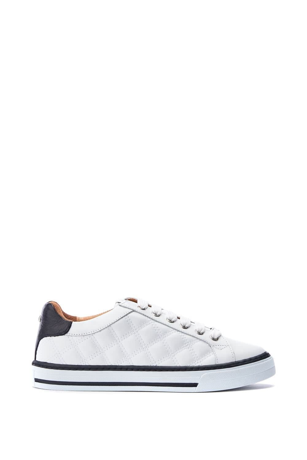 Moda In Pelle Moda In Pelle Women's 'Arzon' Leather New Trainers in White