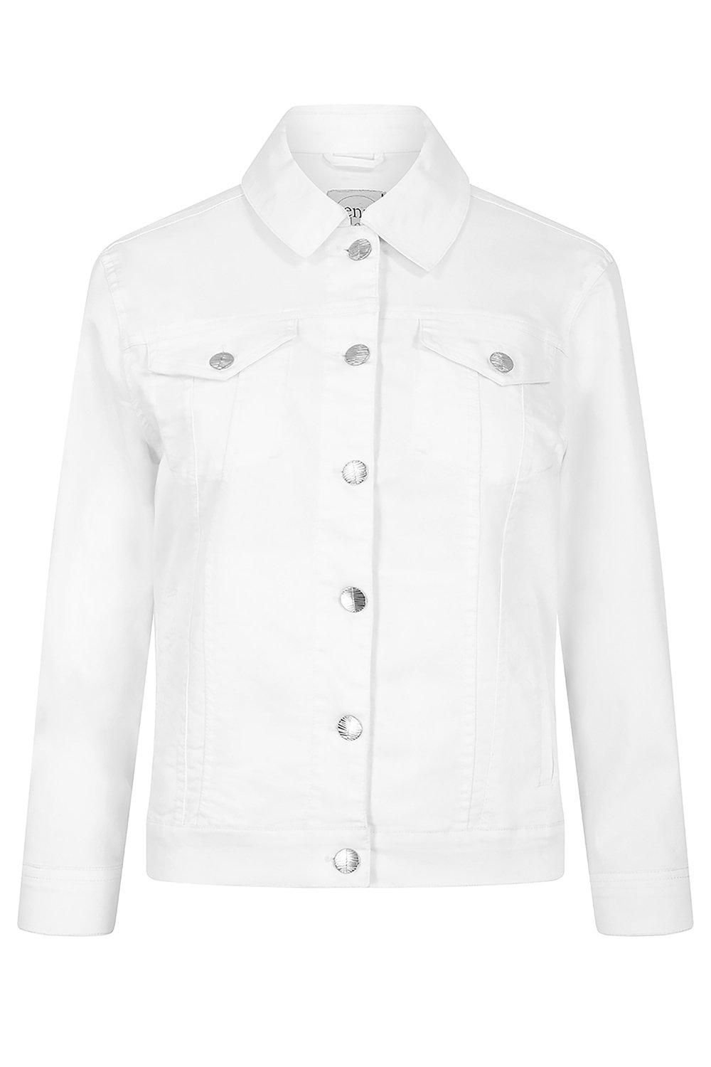 Penny Plain Penny Plain Women's Denim Jacket in White - 2