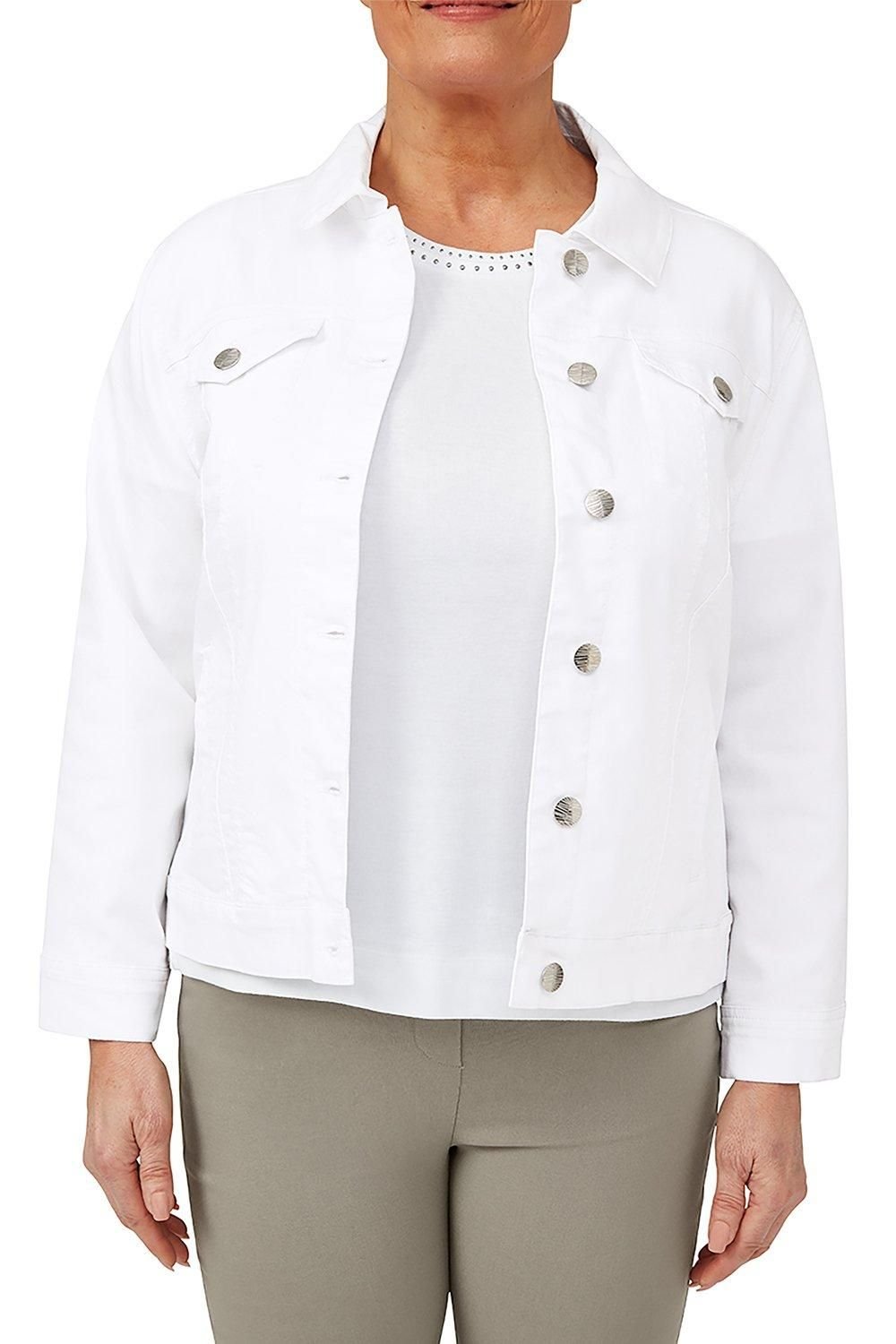 Penny Plain Penny Plain Women's Denim Jacket in White - 3