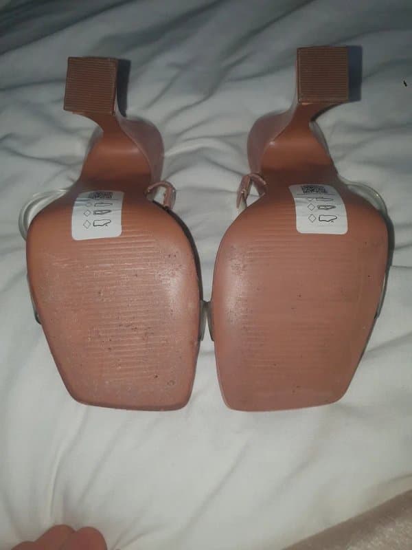 ASOS Asos nude/clear  heels