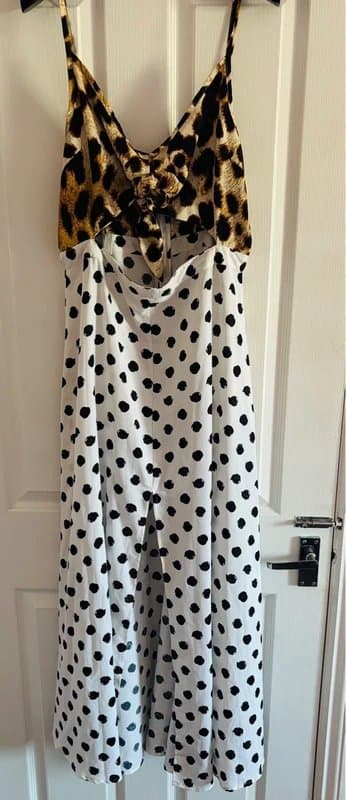 Dancing Leopard Dancing leopard cute plunge maxi dress wedding hen do party holiday 14 same day post