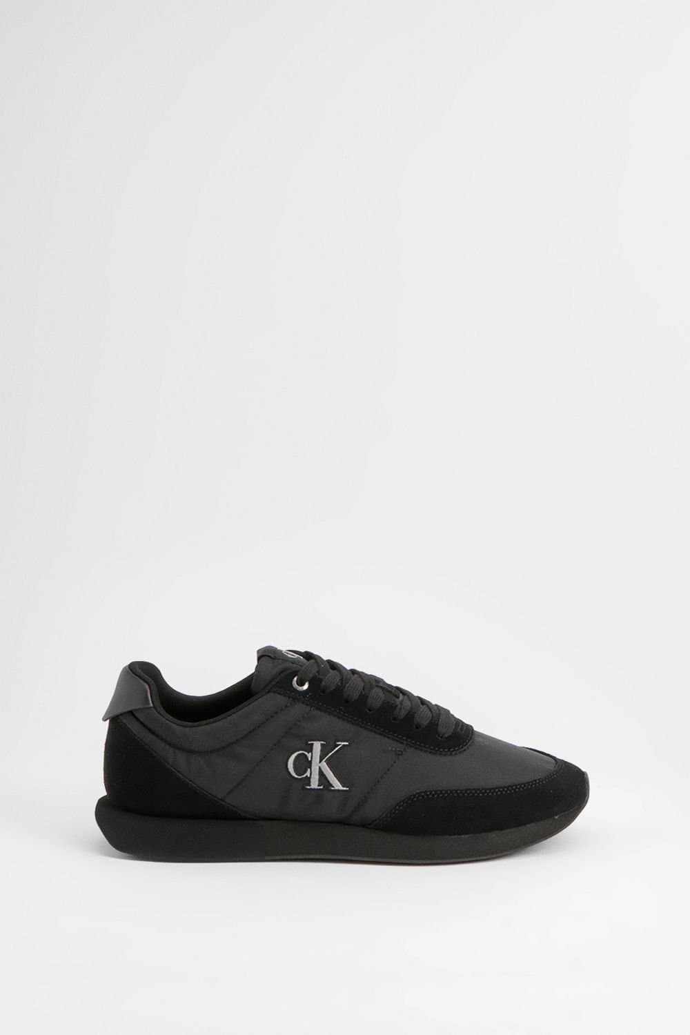 Calvin Klein Calvin Klein Men's Retro Runner Ess Mix Mat Triple Black