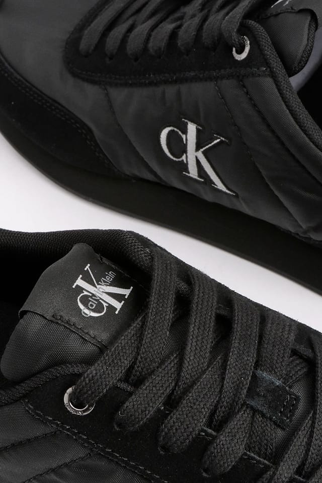 Calvin Klein Calvin Klein Men's Retro Runner Ess Mix Mat Triple Black - 3