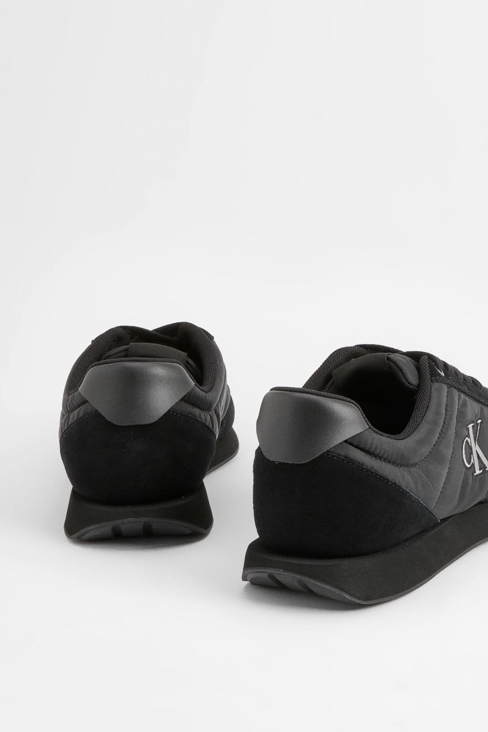 Calvin Klein Calvin Klein Men's Retro Runner Ess Mix Mat Triple Black - 4