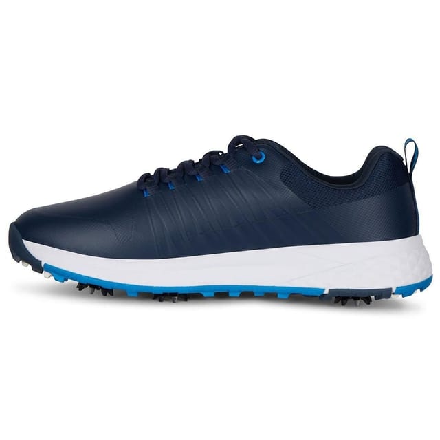 Greg Norman Greg Norman Men's XWT Comfort Waterproof Spiked Golf Shoes in Navy - 2