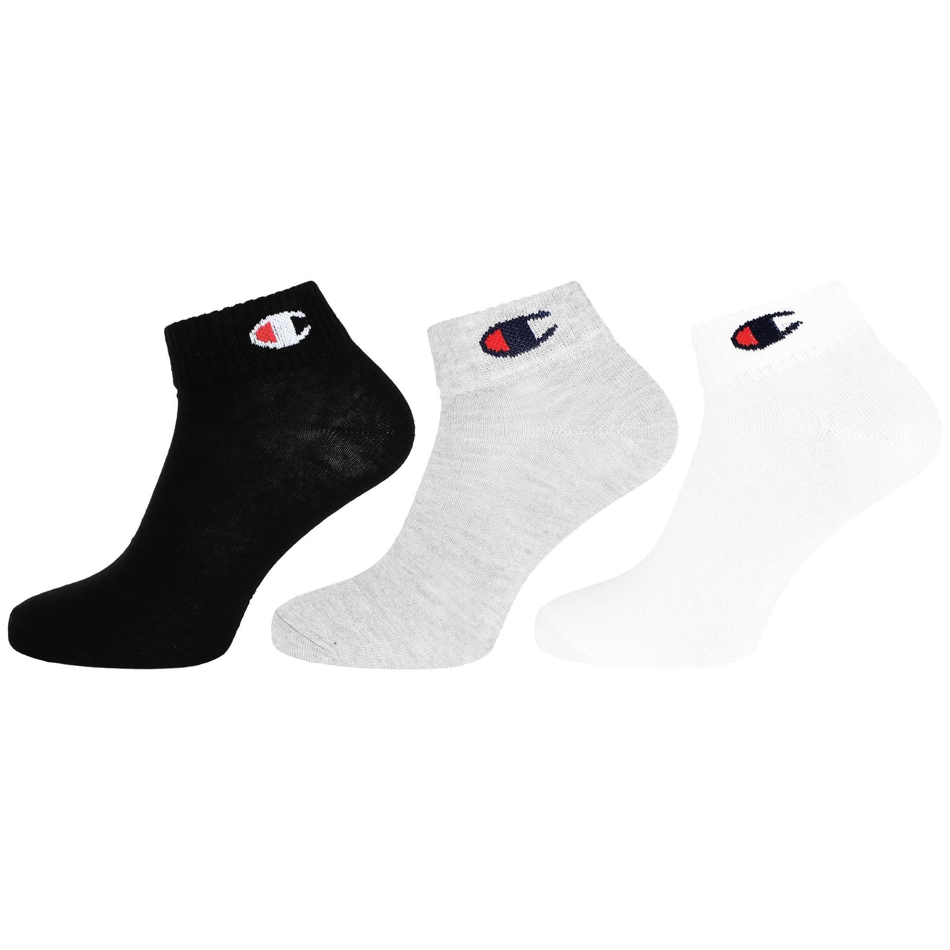 Champion Champion Men's 3-Pack Multicolour Quarter Socks