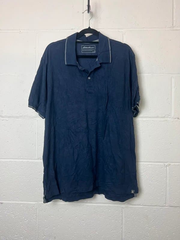 Eddie Bauer eddie bauer navy blue polo large