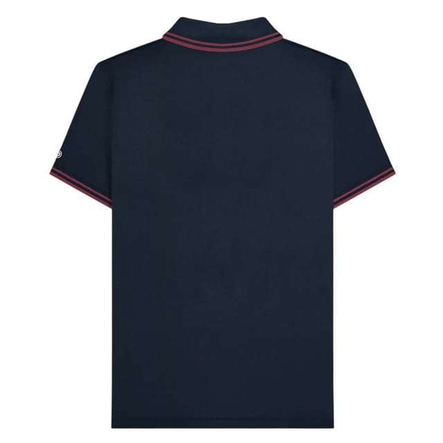 Lambretta Lambretta Men's Twin Tip Big & Tall Polo Shirt in Dark Navy - 2