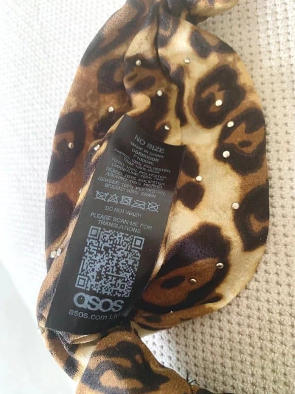 ASOS Asos Leopard Print Headband