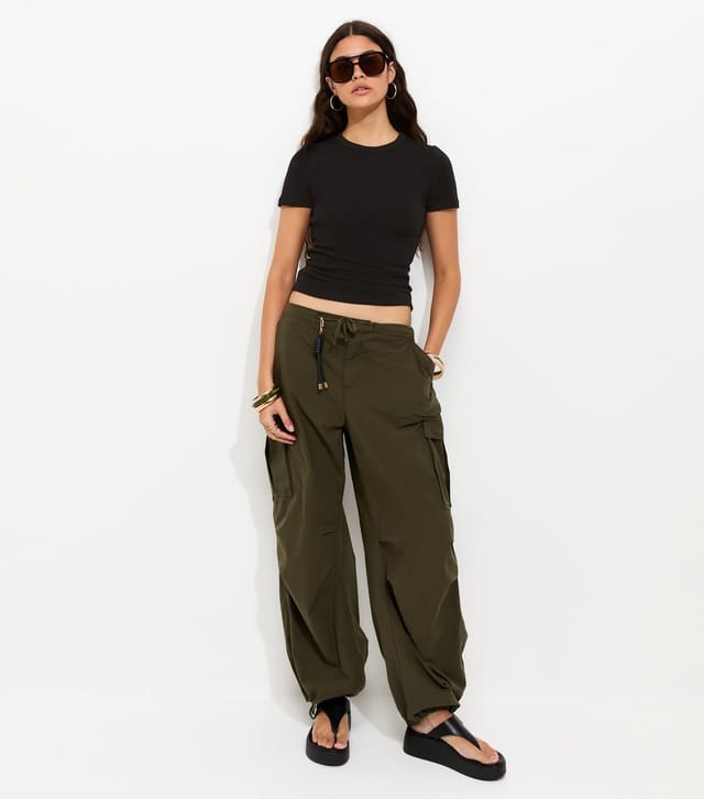 New Look Women's Black Cotton Rich Crew Neck Top New Look - 3