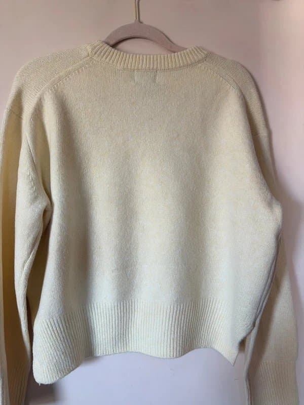 ASOS Design Asos Design knitted jumper Cream / Buttermilk Yellow