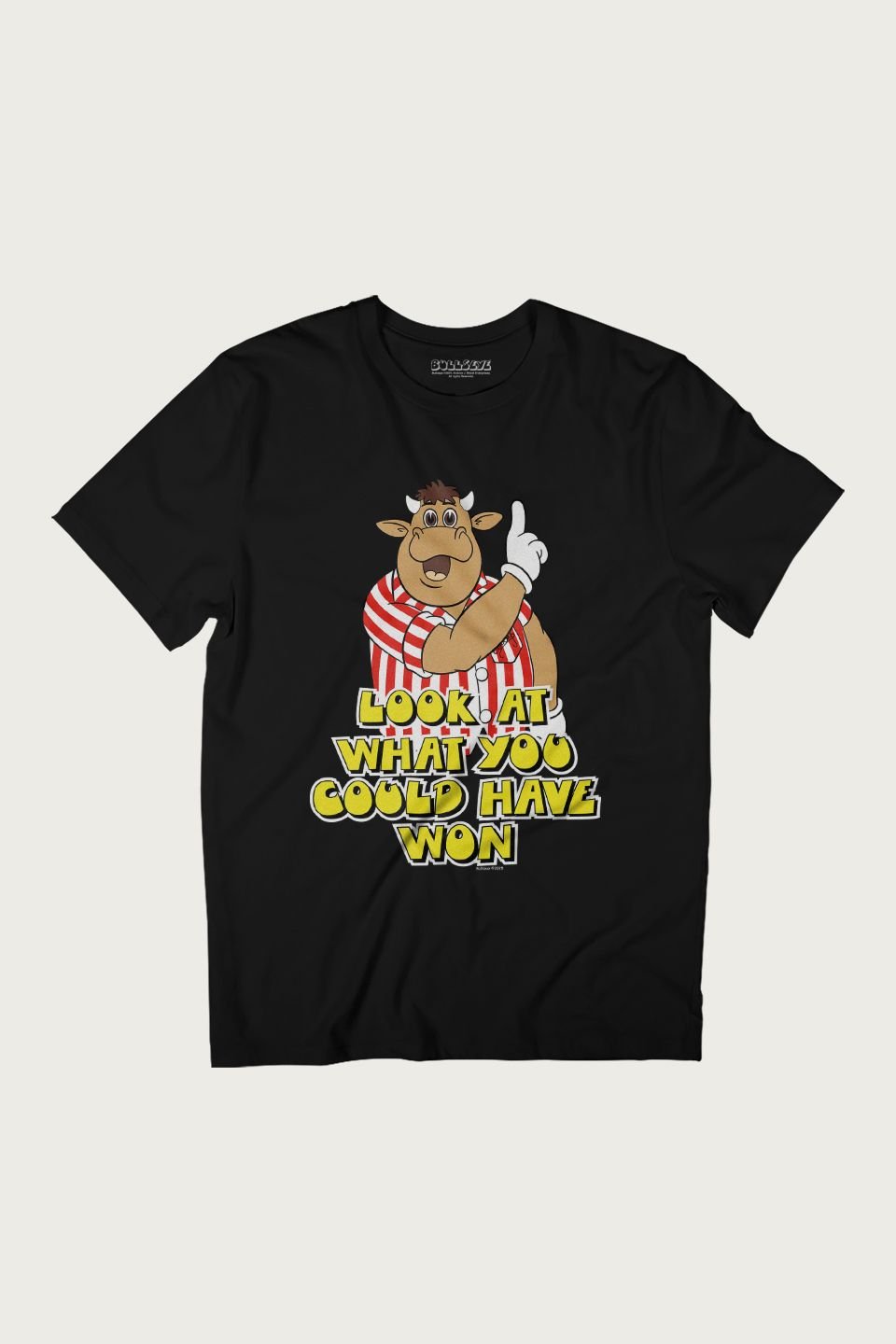 Bullseye Bullseye Men's Bully Look At What You Could Have Won Retro Darts T-Shirt in Black - 2