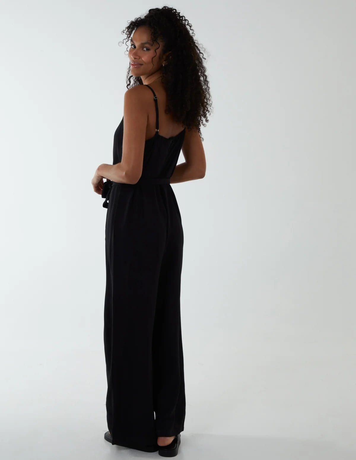 Blue Vanilla Button Front Strappy Jumpsuit - 4