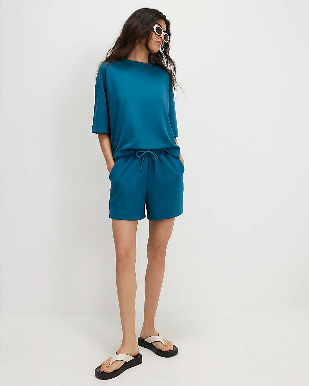 River Island River Island Womens Blue Premium Shorts