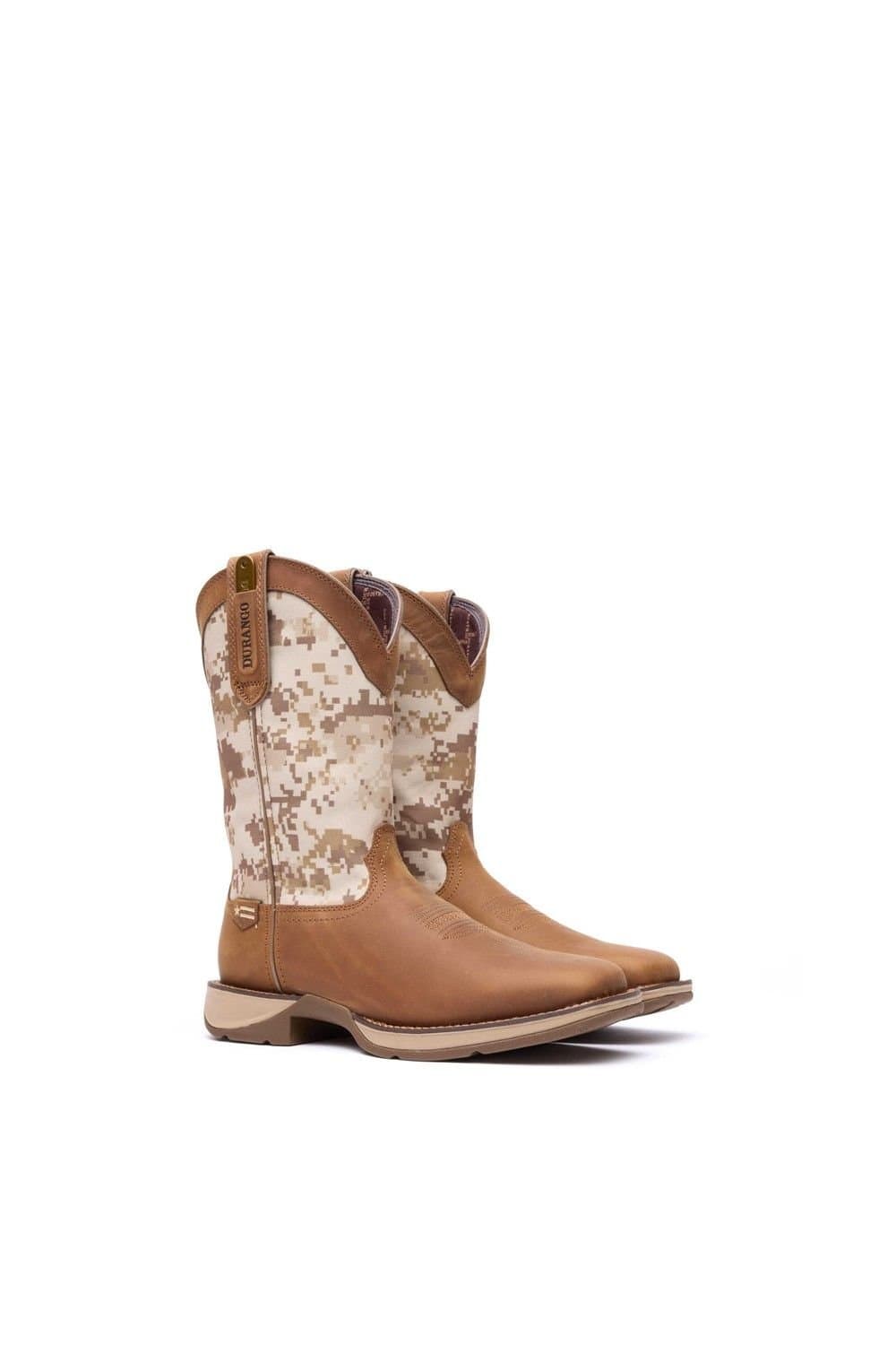Durango Durango Men's Rebel Desert Camo Pull-on Western Boot in Brown