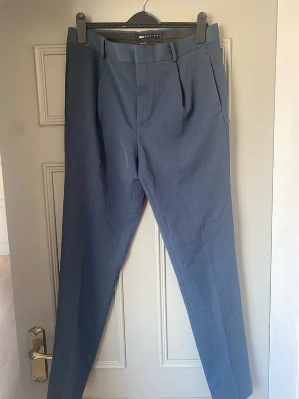ASOS Design Navy men’s trousers