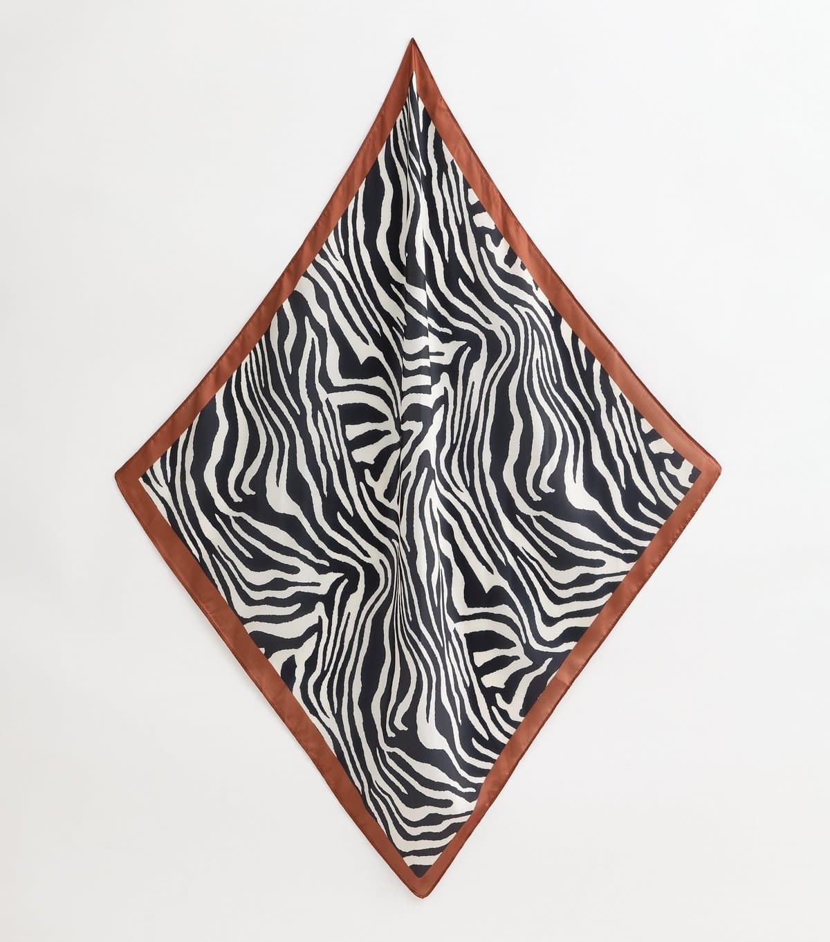 New Look New Look Black Zebra Print Headscarf
