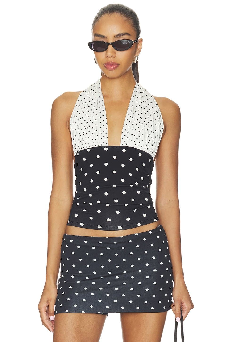 revolve Isabela Polka Dot Top