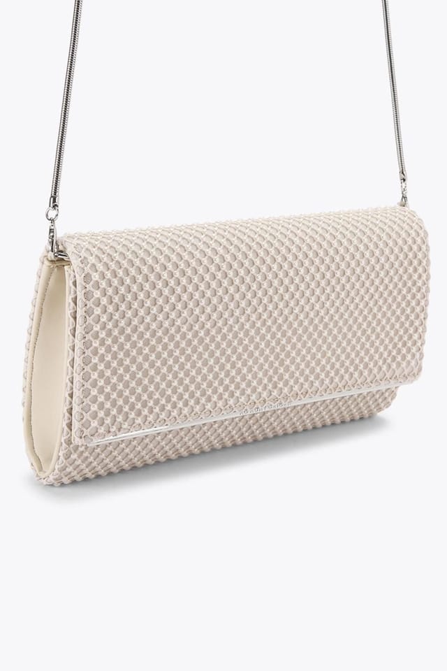 Miss KG Miss KG Women's 'Tilly Pearl Clutch' Bag in White - 2